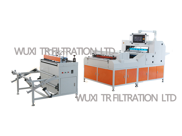 TRK Pleat3 600 Pull Auto CNC Messer Papier Pleating Produktionslinie